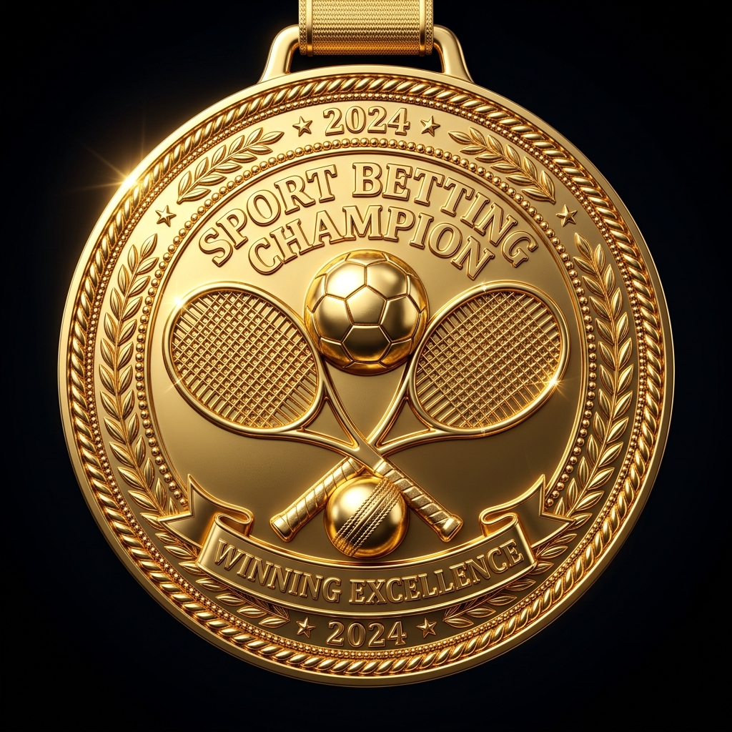 Sports Betting 3D Gold Badge